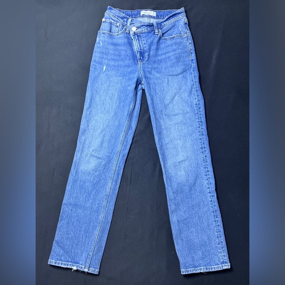 Abercrombie & Fitch Denim - Abercrombie & Fitch Classic Straight Leg Blue Jeans Size 25